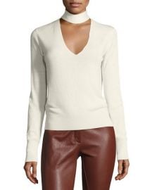 Theory Choker Sweater at Neiman Marcus